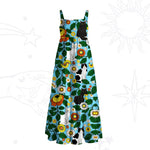Daisy Cat? Garden Wide Straps Maxi Dress