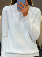Plain Holiday Long Sleeve Comfy Casual Sweater