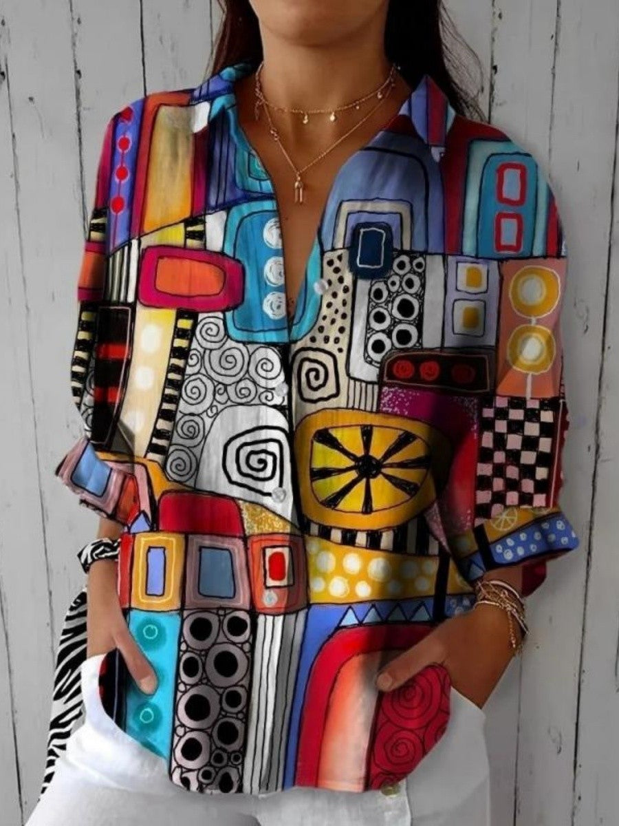 Unique Creative Casual Blouse