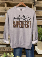 Alphabet Print Round Neck Long Sleeves Sweatshirt