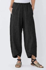 Stripe with Pockets Casual Loose Pants