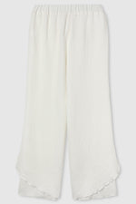 Ladies Solid Color Stretch Casual Loose Pants