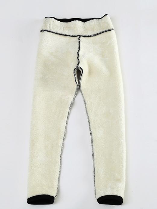Solid Color Loose Casual Warm Leggings