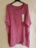 Casual Red Short Sleeve Crew Neck Shirt