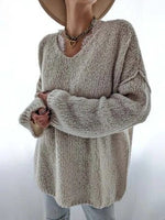V Neck Casual Wool/Knitting Sweater