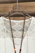 Daily White Floral V-neck 3/4 Length Sleeves Shirt